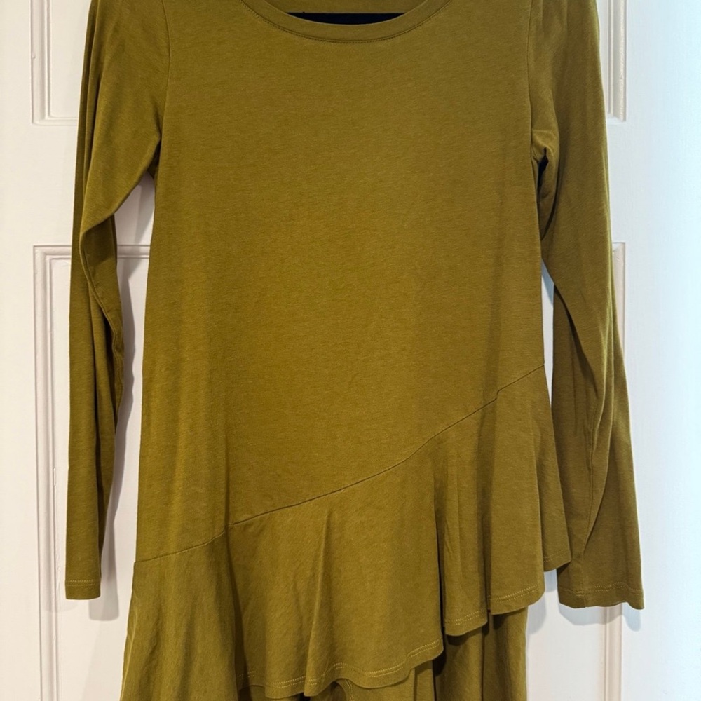 Olive Green Long Sleeve Tunic